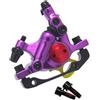 OAPNCBVY Pinza Freno a Disco Meccanico HB100 Kit Pinza Freno a 2 Pistoni Bicicletta idraulica MTB Anteriore Posteriore per Bicicletta Tamburo Posteriori per Bicicletta(160mm Rotor)