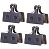 OAPNCBVY 4 Paia MTB Bike Pastiglie Freno Semi-Metalliche Adatte per M9000 M9020 M987 M985 M8000 M785 M675 XT SLX G01S G03TI G04TI Tamburo Posteriori per Bicicletta(4 Pairs Semi Metal)