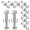 Cabilock 10 Pezzi Kit Bulloni Fissaggio Manubrio Monopattino Elettrico in Lega Argento Finitura Liscia e Alta Resistenza per Riparazioni e Sostituzioni