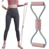 Generic Figura 8 Fascia di resistenza al fitness, fasce elastiche per esercizio, fasce per allenamento di braccia, schiena, petto, attrezzatura da allenamento con maniglie