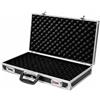 COSTWAY Custodia Dura in Alluminio per Armi | Valigetta per Pistole, Fucili con Serratura, 47 x 25 x 8,3 cm