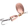 Tertioi Spinner Esca da pesca con triplo amo e paillettes, esca artificiale in metallo duro per acqua dolce e salata, accessori da pesca