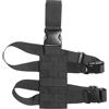 TRIWONDER Fondina per Pistola Giocattolo Borsa Militare Taticca Custodia Fondina da Gamba per Airsoft Wargame Softair Caccia (A - Nero)