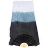 GLEAVI 2 Pezzi Ventagli da Ballo in Poliestere Lungo Velo a Gradiente per Danza Ventre, Decorazione Versatile ed Elegante per Performer e Feste
