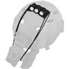 Generic Cavo for Cordino con Gancio e Anello for Casco Tattico, Dispositivo Fisso con Corda Elastica for Visione Notturna, Borsa for Batteria NVG for Casco Veloce da Caccia Airsoft(Blk)