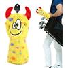 Generic Copritesta per mazze da golf, in peluche, morbido, divertente, protettivo, per mazze da golf, per sport all'aperto, corsi di guida, allenamento, gioco, , cortile, casa, auto