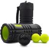 KALAHARI 4 wellness KALAHARI Foam Roller Set, 3 in 1 più eBook esercizi, Rullo massaggio muscolare, Palla Doppia e Riccio per Mobilità, Recupero muscolare, Trigger Point e Stretching - Roller Pilates, Yoga e Fitness
