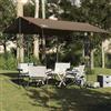 YunCangg Telone da campeggio grigio e arancione, 420 x 440 cm, impermeabile, con rivestimento in poliuretano, leggero e pieghevole, versatile come telone per tenda, per esterni, trekking, festival