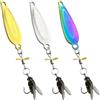 Generic Spinner Da Pesca Rotante Con Paillettes Riflettenti