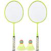 Vistreck Set di Racchette da Badminton per Bambini con 2 Palline - Divertente Gioco di Sport all'aria Aperta per Ragazzi e Ragazze