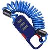 Generisch Lucchetto a cavo per scooter, lucchetto di sicurezza con combinazione numerica a 3 cifre, lucchetti retrattili, filo di sicurezza retrattile, protezione per borsa contro il furto, lucchetti a cavo per