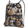 HJFCZH Heart Stone Prints, zaino con cerniera e coulisse, ultra resistente, impermeabile, per viaggi e sport, custodia leggera e pieghevole