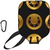 InOmak Ferro di Cavallo Nero Dorato, Custodia Sportiva per Racchetta da Pickleball; Compatibile con Tutte Le Forme e Dimensioni di Racchetta.