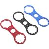 VANZACK 3 Pezzi Chiave per Forcella Anteriore da 27mm e 28mm in Lega di Alluminio, Attrezzo per Tappo Ammortizzatore Installazione Rapida per Manutenzione Bici da Ciclismo Outdoor