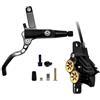 OAPNCBVY Freno a disco idraulico MTB a 4 pistoncini 900mm 1700mm Pastiglie freno in resina a 4 pistoncini Freno a disco ultraleggero da strada AM DH Tamburo Posteriori per Bicicletta(Purple L splitty 900)