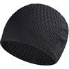 Generic Cuffia da nuoto in silicone, grande cuffia da nuoto, unisex, per adulti, impermeabile, a pelo lungo, antiscivolo, accessori da nuoto in silicone