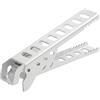Generisch Pinza per pentole in lega di alluminio, 12 x 2 x 5 cm, utensili da cucina | per esterni in lega di alluminio, pinza da campeggio, pinza per padelle, supporto per piastre calde, presine, sollevatore
