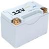 HJGHY Batteria di Ricambio al Litio LiFePO4 da 12V 14Ah per avviamento Moto.