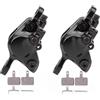 OAPNCBVY Pinza Freno a Disco Idraulico MT200 Set Freno Bicicletta MTB Morsetto Freno MT-200 per Mountain Bike Tamburo Posteriori per Bicicletta(Brake B05S a Pair)