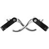 OAPNCBVY Leve Freno Bici da Strada Leva Freno Manubrio in Lega di Alluminio 23,8mm 22,2mm per Accessori Bici da Strada MTB Tamburo Posteriori per Bicicletta(Silver)
