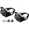 GORIX Pedali in fibra di carbonio per bicicletta, set di tacchetti per bicicletta da strada compatibile con (GX-R31)