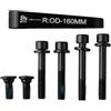 OAPNCBVY 1pc Adattatore Freno a Disco Bici Set di Viti di Montaggio Adatto per Shimano Piatto Montaggio per Parte Freno rotore 140mm 160mm Tamburo Posteriori per Bicicletta(R160)