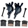 OAPNCBVY BR M7100 BR-M7100 Pinza Freno a Disco MTB 2 Pistoni con pastiglie Freno Resina G05S J05A Metallo J04C Tamburo Posteriori per Bicicletta
