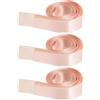 Luxshiny Nastri in Raso Rosa per Scarpe da Balletto 3 Pezzi, Resistenti all'Usura vestibilità Regolabile, Accessori Eleganti per Ballerine Durante Prove e Allenamenti