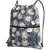 YYHHAOFA Daisy Prints, zaino con coulisse e cerniera, leggero, impermeabile, con tasca frontale, per viaggi, sport e yoga