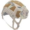 Generic 11 Toppe for Casco Fast, Toppe tattiche for Casco a Taglio Alto con Gancio e Anello appiccicose, Fibbia in Nylon for Casco da tiro Veloce for Softair(Tan)