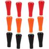 Luxshiny 12 Pezzi Punte di Freccia in Gomma Accessori Resistenti 8mm Smussata Morbida per Allenamento di Tiro L'Arco per Attrezzatura e Pratica