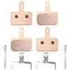 OAPNCBVY Pastiglie Freno Bici Pastiglia Freno a Disco Idraulico Adatta per B01S B05S Parte Freno Bici da Strada Adatta per Shimano MT200 M535 Tamburo Posteriori per Bicicletta(Sintered 2Pairs)