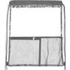 Generic Sacca con chiusura a cordoncino, in PVC, 48 x 40 cm, trasparente, per palestra, nuoto, spiaggia, grigio, Refer to description, Unisex