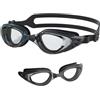 Generic Occhialini da nuoto da corsa - Occhialini da nuoto in silicone, visione ad alta definizione, design idrodinamico professionale | Protezione degli occhi anti-appannamento per immersioni, snorkeling