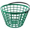 Gadpiparty Cestino in Plastica Verde per Palline da Golf con Manico, Contenitore Leggero e Resistente per Organizzazione e Allenamento Golf
