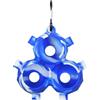 Generic Supporto per palline da golf - Custodia in silicone per 3 palline, supporto per palline da golf TEE, accessorio portatile per palline da golf, supporto protettivo per palline con clip TEE per golfisti