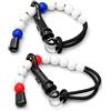 Savento 2 pezzi Contatore Golf Boulier Punteggio Catena Nylon Marcatore Punteggio Golf Contatore Digitale a Clic Accessorio Golf Portatile per Allenamento e Concorso