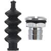 SHOWERORO 2 Set Guarnizione in Gomma 42mm con Copertura d Organo e Supporto in Alluminio per Push Rod Barca Rc Resistente all Acqua e Facile da Montare