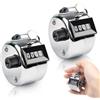 JiaYuan 2 Pezzi Contatore Manuale,Contatore manuale a cricchetto,Tally Counter