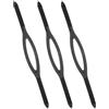SHERCHPRY 3 Pezzi Cinturino in Silicone per Occhialini da Nuoto Nero, Flessibile e Resistente, Accessorio Regolabile per Piscine, per Nuoto e Sport Acquatici
