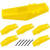 UKCOCO Protezione per Trapano da Ghiaccio 5 Set Plastica ABS Gialla