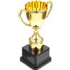 Toyvian Coppa in Plastica Oro, Premio Compatto e Creativo per Competizioni e Decorazione Scrivania, per Piccoli Regali e Feste