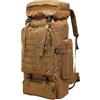 Generic Zaino da trekking da 80 litri, borsa da viaggio con capacità, attrezzatura