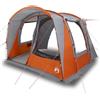 HGKMBRY Tenda per auto per 4 persone, grigio arancione, impermeabile