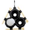 Generic Custodia in silicone per palline da golf, portatile, custodia in silicone per palline da golf e tee da golf con fibbia, per carrello e cintura