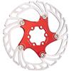 OAPNCBVY Otore flottante per Freno a Disco per Bicicletta 6 bulloni 203mm 180mm 160mm Acciaio ad Alta Resistenza Adatto a pastiglia per Bici da Strada MTB Tamburo Posteriori per Bicicletta(180mm Red)