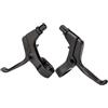 OAPNCBVY 1 Paio Leve Freno per Bicicletta Maniglia Leva Freno Bicicletta per Bambini Universale per Manubrio Bici da 22 mm Tamburo Posteriori per Bicicletta(10pcs MTB Brake Line)