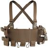 Generic Gilet da addestramento for tiro Softair Multi-Missione con Attrezzatura Toracica Tattica con Borsa for caricatori Tripla da 5,56 a 2 Strati e 2 Tasche Laterali(MCBK)