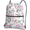 HJFCZH Dusky Rose - Zaino con cerniera e coulisse, ultra resistente, impermeabile, per viaggi e sport, custodia leggera e pieghevole