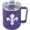 Only4fan S.r.l. ACF Fiorentina Tazza Acciaio Termica Prodotto Ufficiale, giglio